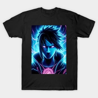 Sasuke uchiha neon T-Shirt